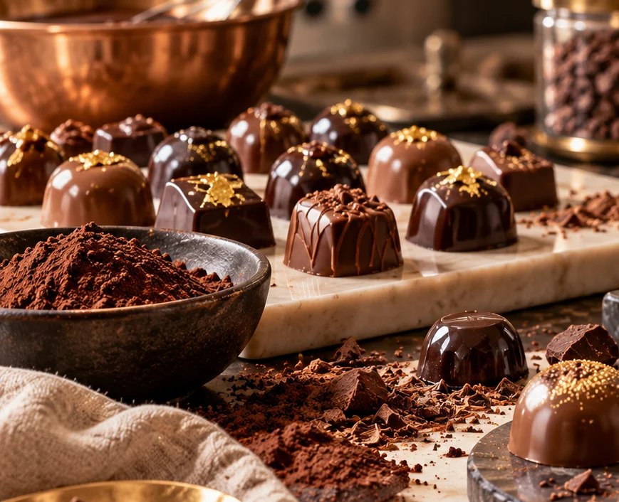 Chocolate workshop illustration